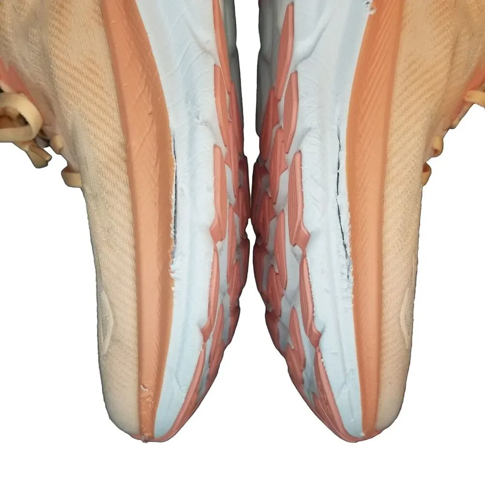 Hoka One One Clifton 9 Women's Size 11 Peach Running Shoes Sneakers 1127896CPW - Picture 6 of 7